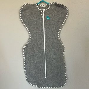 Small 7-13 lbs Love to dream swaddle sleep sack grey
